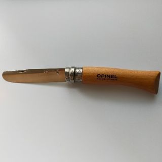 オピネル(OPINEL)の【中古】OPINEL オピネル ラウンドティップ ナイフ NO.7 ナチュラル(調理器具)