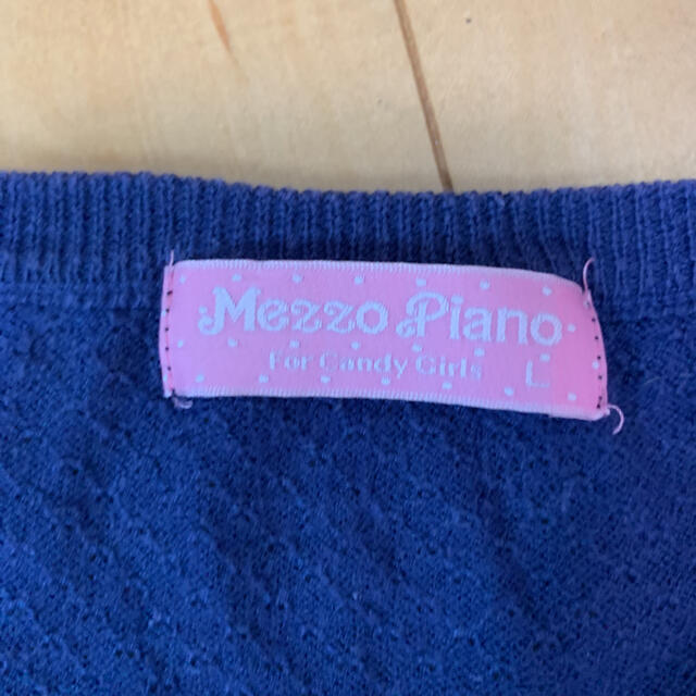 mezzo piano junior(メゾピアノジュニア)のメゾピアノ160ニット キッズ/ベビー/マタニティのキッズ服女の子用(90cm~)(Tシャツ/カットソー)の商品写真