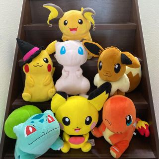 ポケモン(ポケモン)のポケットモンスター　ポケモン　ぬいぐるみ　まとめ売り　7点(ぬいぐるみ)