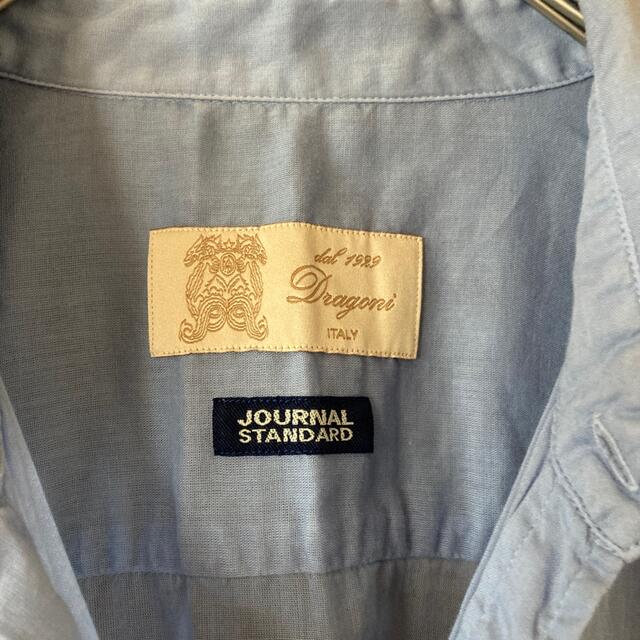 JOURNAL STANDARD(ジャーナルスタンダード)のシアー　コットンシャツ　ブルー　3way ジャーナルスタンダード レディースのトップス(シャツ/ブラウス(長袖/七分))の商品写真