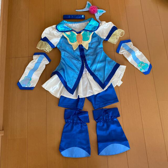 BANDAI - プリキュア 5Go Go! キュアアクア コスプレ キッズの BANDAI - プリキュア 5Go Go! キュアアクア コスプレ キッズの