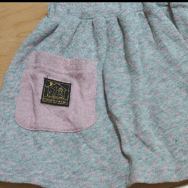 GrandGround(グラグラ)のUSED　ストーリーズ　ラヴラビ　スカート　90 キッズ/ベビー/マタニティのキッズ服女の子用(90cm~)(スカート)の商品写真