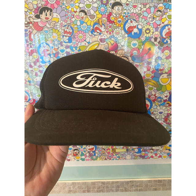 HYSTERIC GLAMOUR(ヒステリックグラマー)の名作　ロックブランド　ヒステリックグラマー　FUCKロゴデザインメッシュcap メンズの帽子(キャップ)の商品写真