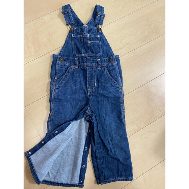 GAP(ギャップ)のGAP サロペット　オーバーオール ベビー90cm キッズ/ベビー/マタニティのキッズ服男の子用(90cm~)(その他)の商品写真