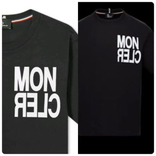 モンクレール(MONCLER)のMONCLER  新品未使用　Tシャツ　ブラック　お値下げします♡(Tシャツ/カットソー(半袖/袖なし))