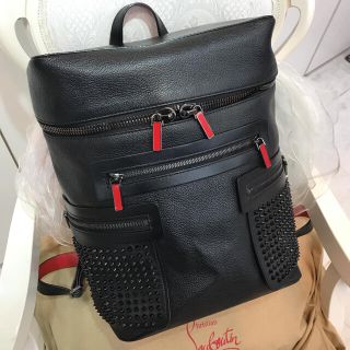 クリスチャンルブタン(Christian Louboutin)の☆未使用品☆クリスチャンルブタン アポルビ バックパック スパイクスタッズ 黒(バッグパック/リュック)