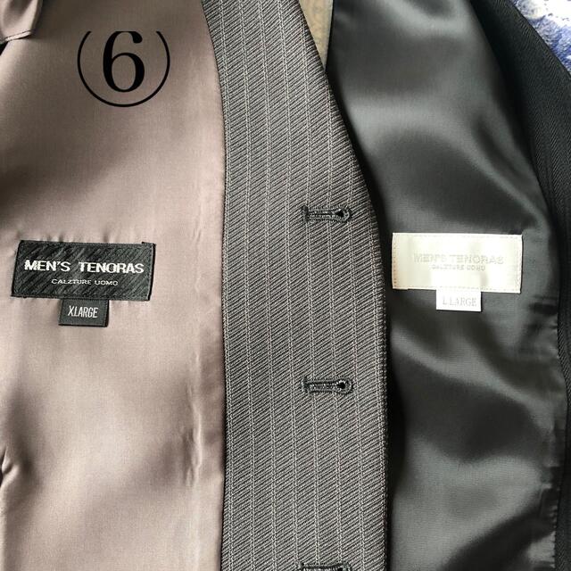 MEN'S TENORAS(メンズティノラス)のメンズティノラスベストXL L L黒グレー2枚セット メンズのスーツ(スーツベスト)の商品写真
