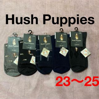 ハッシュパピー(Hush Puppies)のHush Puppies ハッシュパピー 靴下　5足組(D) 23〜25cm(ソックス)