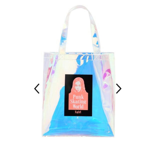 X-girl(エックスガール)の✨最終値下げ　FACE CLEAR TOTE BAG  マルチ レディースのバッグ(トートバッグ)の商品写真