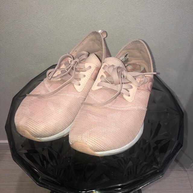 New Balance(ニューバランス)のニューバランス　モーヴピンク キッズ/ベビー/マタニティのキッズ靴/シューズ(15cm~)(スニーカー)の商品写真