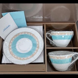 ノリタケ(Noritake)のafuchan様専用ー新品未使用  Noritake カップ＆ソーサー2客ー(グラス/カップ)