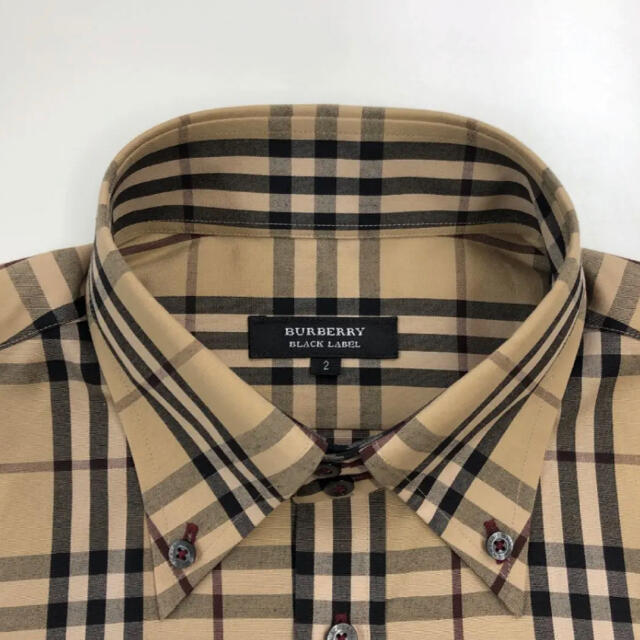 BURBERRY BLACK LABEL(バーバリーブラックレーベル)の新品 BURBERRY BLACK LABEL チェック ボタン シャツ(2) メンズのトップス(シャツ)の商品写真