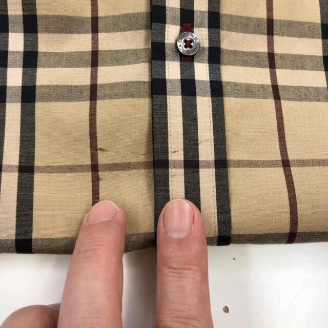 BURBERRY BLACK LABEL(バーバリーブラックレーベル)の新品 BURBERRY BLACK LABEL チェック ボタン シャツ(2) メンズのトップス(シャツ)の商品写真