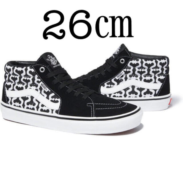 Supreme Vans Monogram S Logo Skate Mid