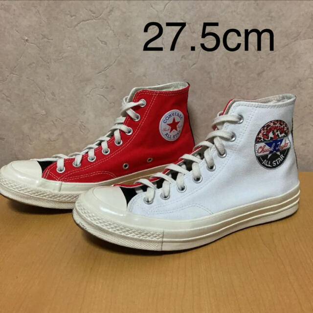 CONVERSE(コンバース)のコンバース CT70 Hi ロゴプレイ White University Red メンズの靴/シューズ(スニーカー)の商品写真