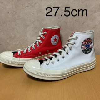 コンバース(CONVERSE)のコンバース CT70 Hi ロゴプレイ White University Red(スニーカー)