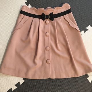 パターンフィオナ(PATTERN fiona)のスカラップ台形スカート♡(ひざ丈スカート)