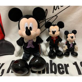 ディズニー(Disney)のディズニーシー　ビッグバンドビート　BBB 黒タキ　ミッキー　ぬいぐるみ(ぬいぐるみ)