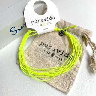 プラヴィダ(Pura Vida)のPuravida☆ アンクレット《Neon Yellow》(アンクレット)