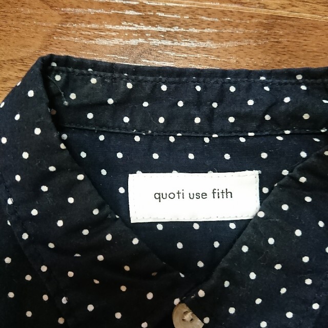 FITH(フィス)の【最終価格】quoti use fith  シャツ  110㎝   キッズ/ベビー/マタニティのキッズ服男の子用(90cm~)(ブラウス)の商品写真