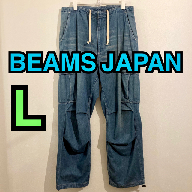 BEAMS JAPAN DENIM CARGO SSZ wtaps AH L メンズ パンツ buildacademy.com