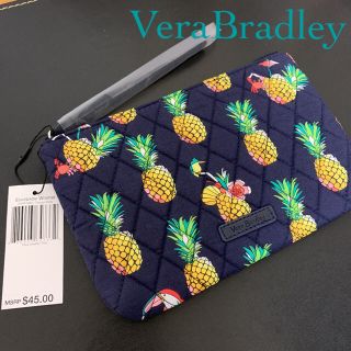 ヴェラブラッドリー(Vera Bradley)の新品　ヴェラ　ブラッドリー　リストレット　パイナップル(ポーチ)