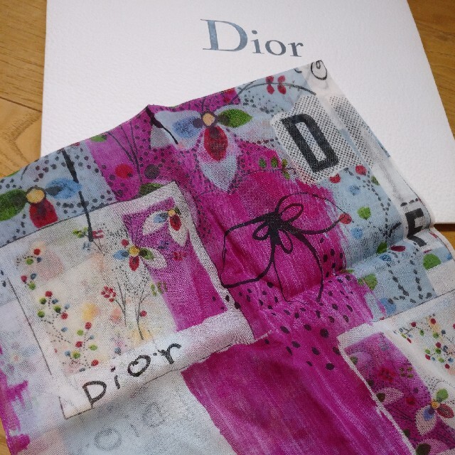 Christian Dior(クリスチャンディオール)のクリスチャンディオール スカーフ ピンク レディースのファッション小物(バンダナ/スカーフ)の商品写真