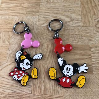 ディズニー(Disney)のTDLミッキー＆ミニー　キーホルダー(キーホルダー)