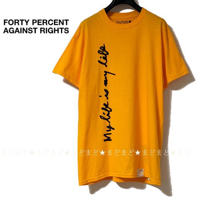 W)taps(ダブルタップス)のFPAR My life is my life ロゴ Tシャツ M WTAPS メンズのトップス(Tシャツ/カットソー(半袖/袖なし))の商品写真