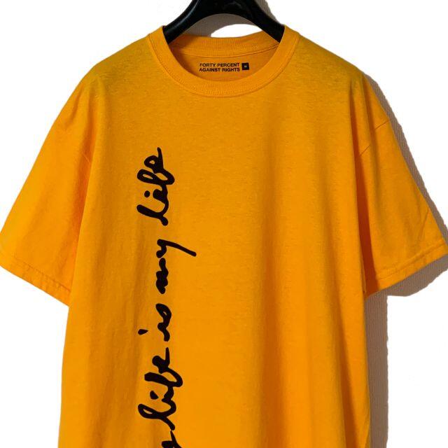 W)taps(ダブルタップス)のFPAR My life is my life ロゴ Tシャツ M WTAPS メンズのトップス(Tシャツ/カットソー(半袖/袖なし))の商品写真