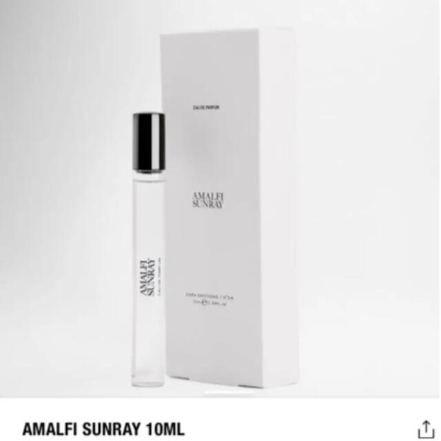 ZARA(ザラ)のZARA AMALFI SUNRAY オードパルファム 10 ML 未開封 コスメ/美容の香水(香水(女性用))の商品写真