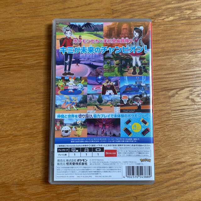 Nintendo Switch(ニンテンドースイッチ)のポケットモンスター ソード NintendoSwitch エンタメ/ホビーのゲームソフト/ゲーム機本体(家庭用ゲームソフト)の商品写真