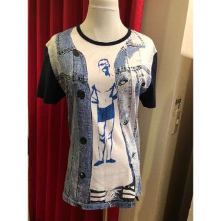 ヴィヴィアンウエストウッド(Vivienne Westwood)のヴィヴィアンMANカラー騙し絵TシャツQueen風女性もユニセックス二階堂栗原(Tシャツ/カットソー(半袖/袖なし))