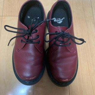 ドクターマーチン(Dr.Martens)のドクターマーチン 3ホール チェリーレッド キッズ20cm(その他)