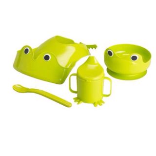 イケア(IKEA)のChisa様 新品 ベビー食器セット カエル IKEA(プレート/茶碗)