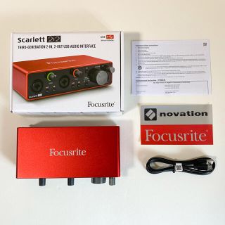 美品 Focusrite Scarlett 2i2 3rd gen.(オーディオインターフェイス)