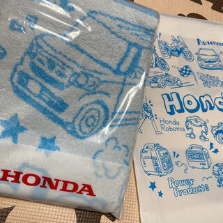 ホンダ(ホンダ)のHONDA オリジナルジャガードバスタオル(タオル/バス用品)