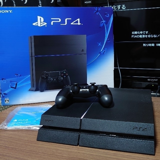 PlayStation4(プレイステーション4)のSONY PlayStation4 本体 CUH-1200AB01 エンタメ/ホビーのゲームソフト/ゲーム機本体(家庭用ゲーム機本体)の商品写真