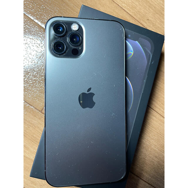 【美品】iphone12 pro 256GB グラファイト simフリー残債無し