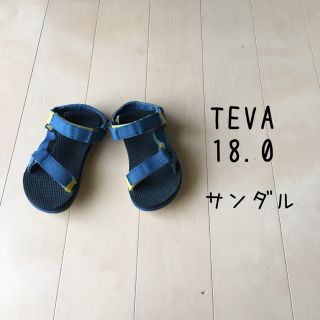 テバ(Teva)のテバ 18.0 18 19.0 19サンダル ネイビー  イエロー Teva(サンダル)