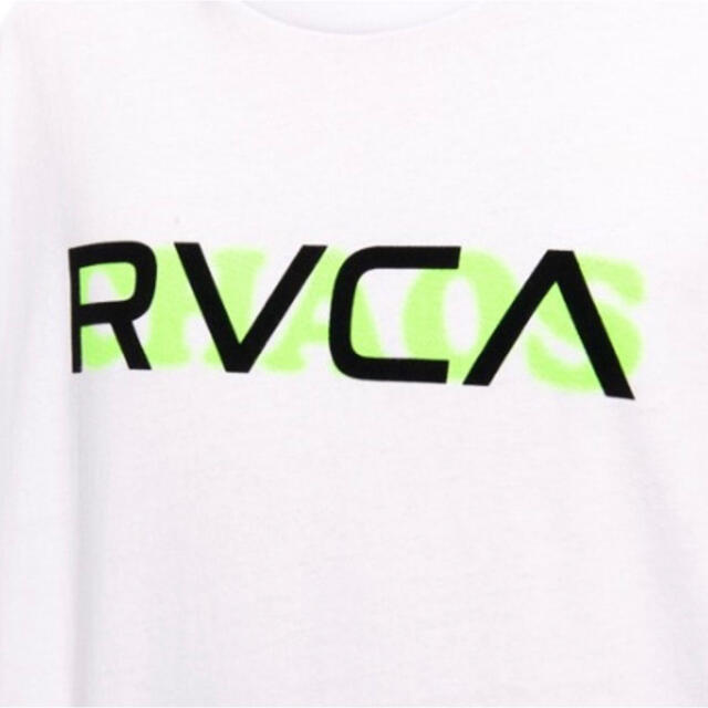 RVCA(ルーカ)の新品 RVCA ルーカ L カオス オーダー ロゴ プリント Tシャツ  メンズのトップス(Tシャツ/カットソー(半袖/袖なし))の商品写真