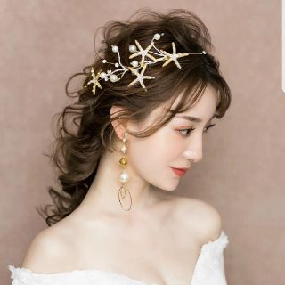 ヘアアクセサリー　ピアス　セット(バレッタ/ヘアクリップ)