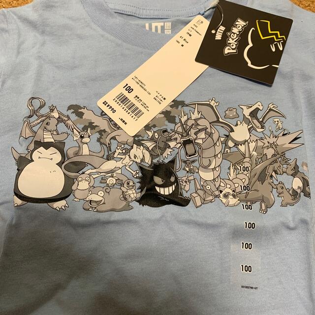 UNIQLO(ユニクロ)のユニクロ　ポケモンTシャツ　100センチ キッズ/ベビー/マタニティのキッズ服男の子用(90cm~)(Tシャツ/カットソー)の商品写真