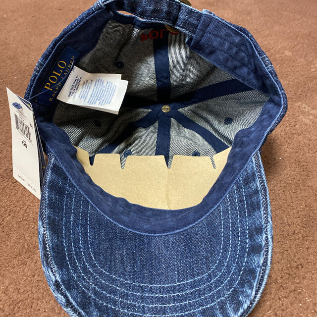 POLO RALPH LAUREN(ポロラルフローレン)のPOLO RALPH LAUREN DENIM CAP メンズの帽子(キャップ)の商品写真