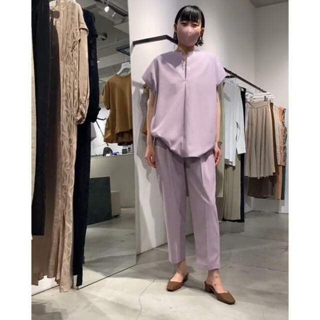 STUDIOUS(ステュディオス)のCLANE COCCON TUCK PANTS SOLID FORM TOPS レディースのレディース その他(セット/コーデ)の商品写真