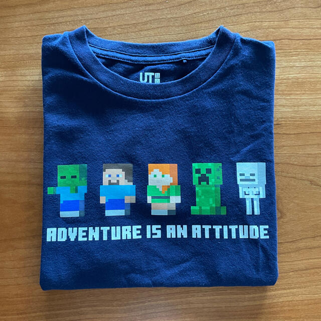 UNIQLO(ユニクロ)のユニクロ　マイクラ　Tシャツ　130サイズ キッズ/ベビー/マタニティのキッズ服男の子用(90cm~)(Tシャツ/カットソー)の商品写真