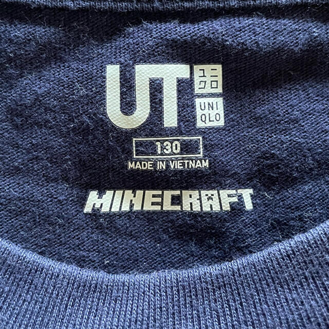 UNIQLO(ユニクロ)のユニクロ　マイクラ　Tシャツ　130サイズ キッズ/ベビー/マタニティのキッズ服男の子用(90cm~)(Tシャツ/カットソー)の商品写真