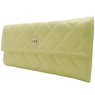 シャネル マトラッセ 財布 レディース グリーン カーキ 緑色系 の通販 56点 Chanelのレディースを買うならラクマ
