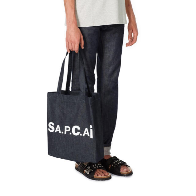 【新品】sacai APC トートバッグ サカイ アーペーセー apc ネイビー 6