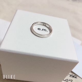 イーエム(e.m.)の専用 ⇝︎ e.m. シルバーリング 叩き加工(リング(指輪))